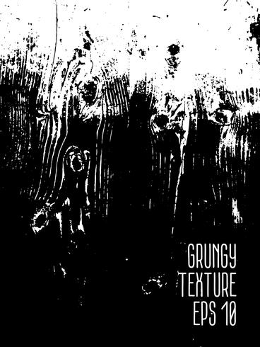 Grunge Black and White Distress Texture . vector