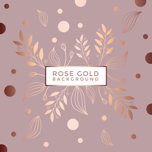 Vector de fondo de oro rosa