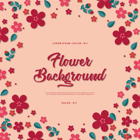 Flower Background Vector