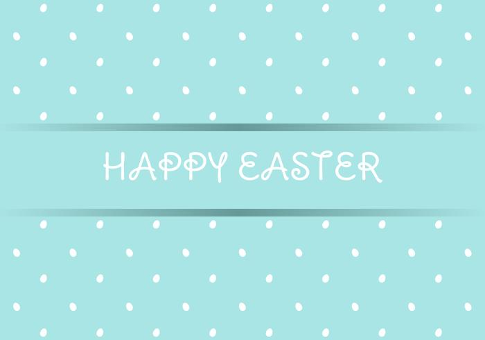 Happy Easter Polkadot Egg Background