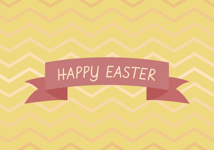 Chevron Background Easter Banner