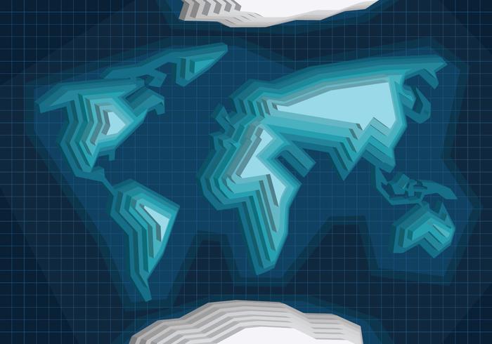 3d International Map vector