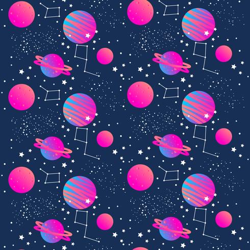 Galaxy Background Vector 