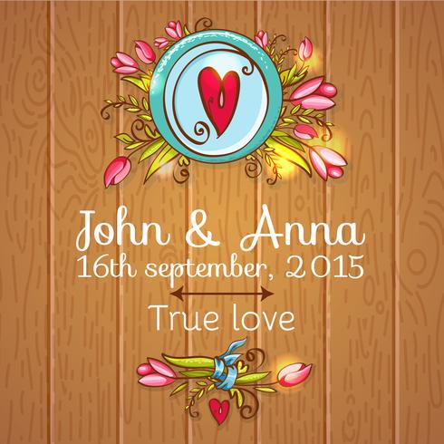 Wedding invitation save the date cards  vector