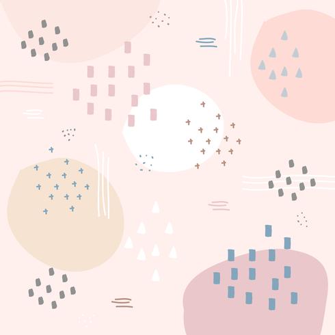 Hand Drawn Pastel Background vector