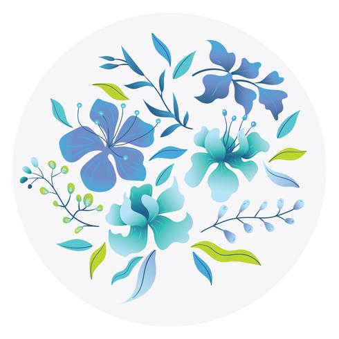 Elegance Flower Collection vector