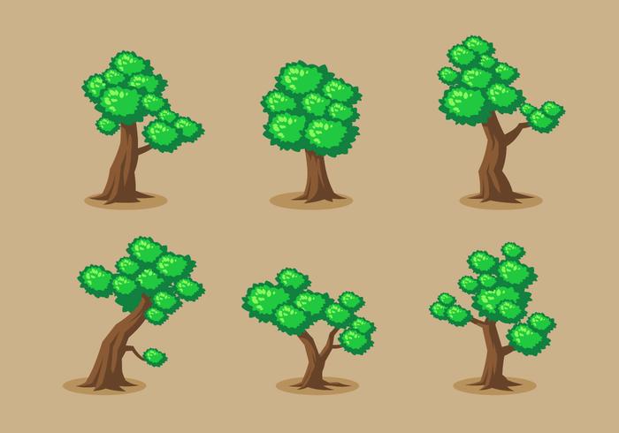 Tree Clipart Vector Set 