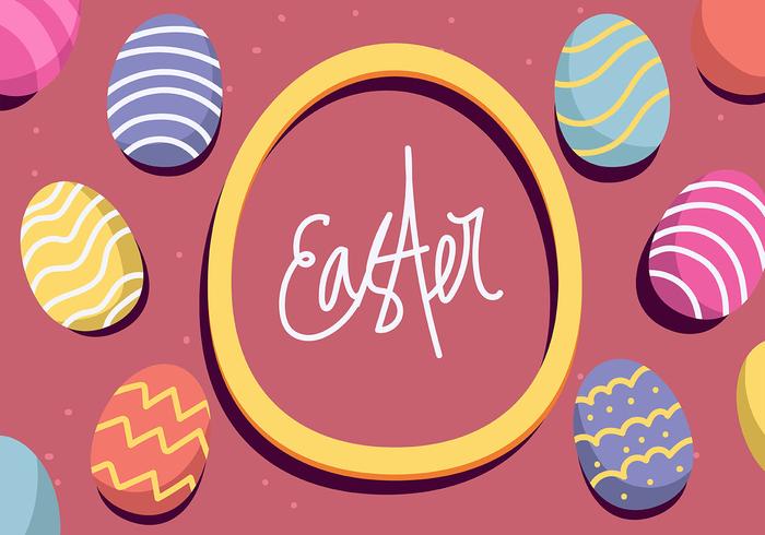 Easter Background vector