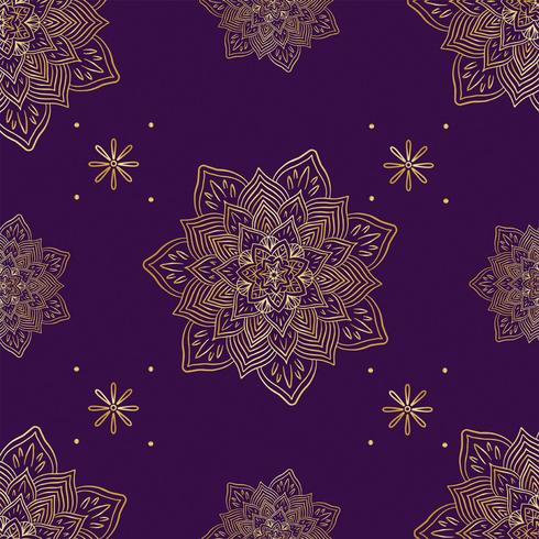 Kolam Ornament Pattern Vector Design