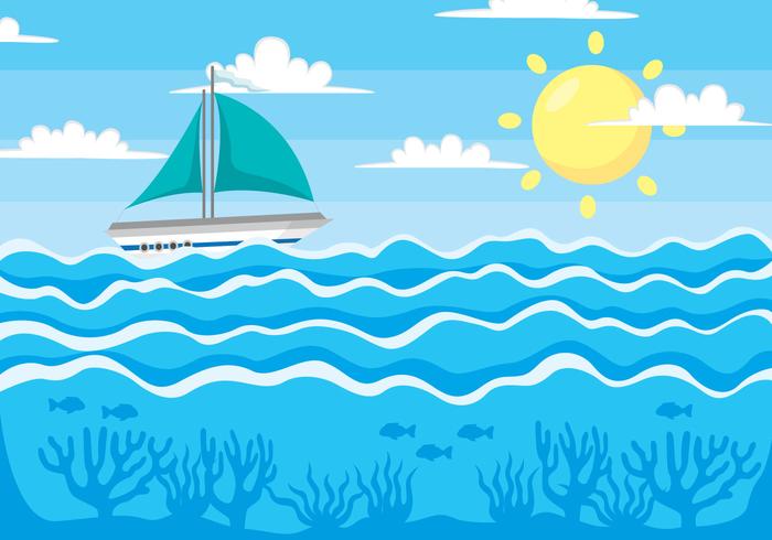 Ocean Background vector