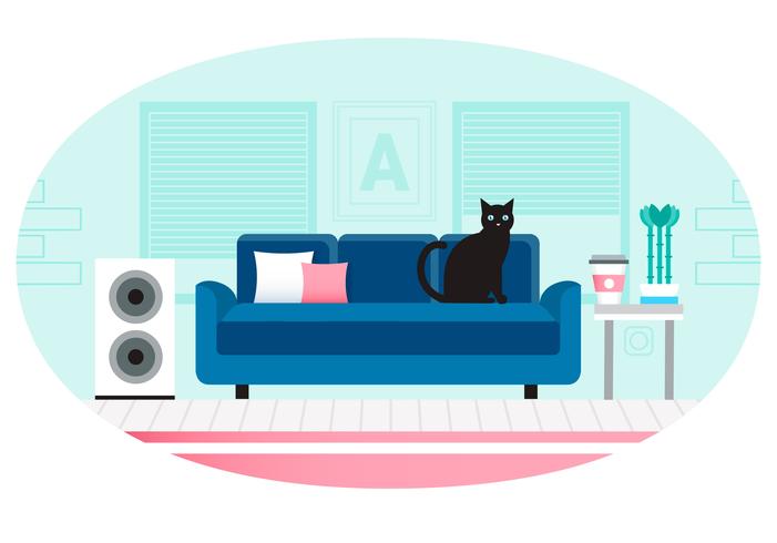 Vector Livingroom Illustration