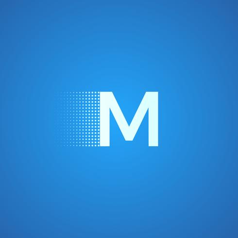 Logo de letra tipografía pixel. Logotipo de la caligrafía moderna fuente tecnológica. ilustración vector