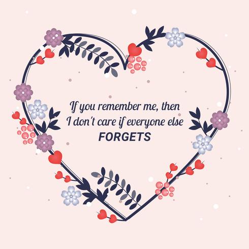 Vector Valentine's Day Greeting Card