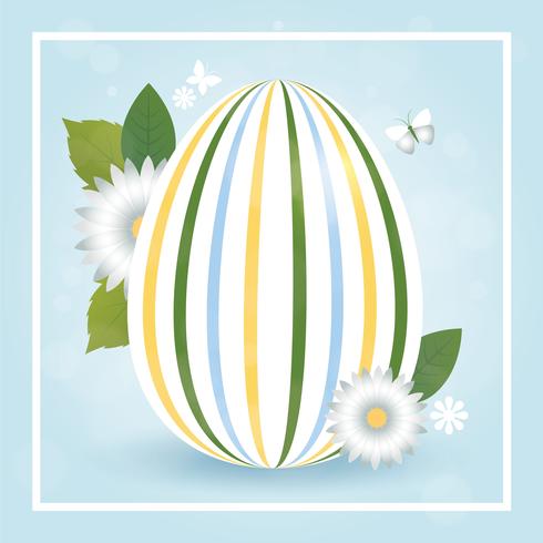 Vector Easter Greeting Card Design