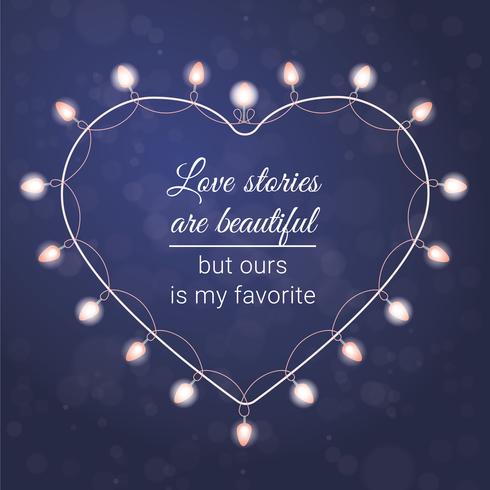 Vector Valentine's Day Greeting Card