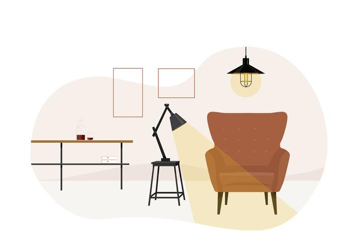Vector Livingroom Illustration