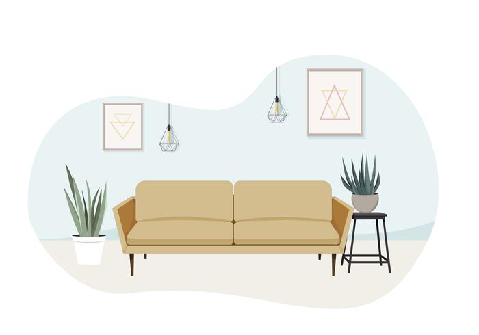 Vector Livingroom Illustration