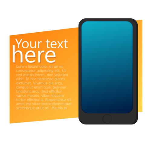 UI app design mobile phone banner. User interface of App. Vector flat gradient illustration