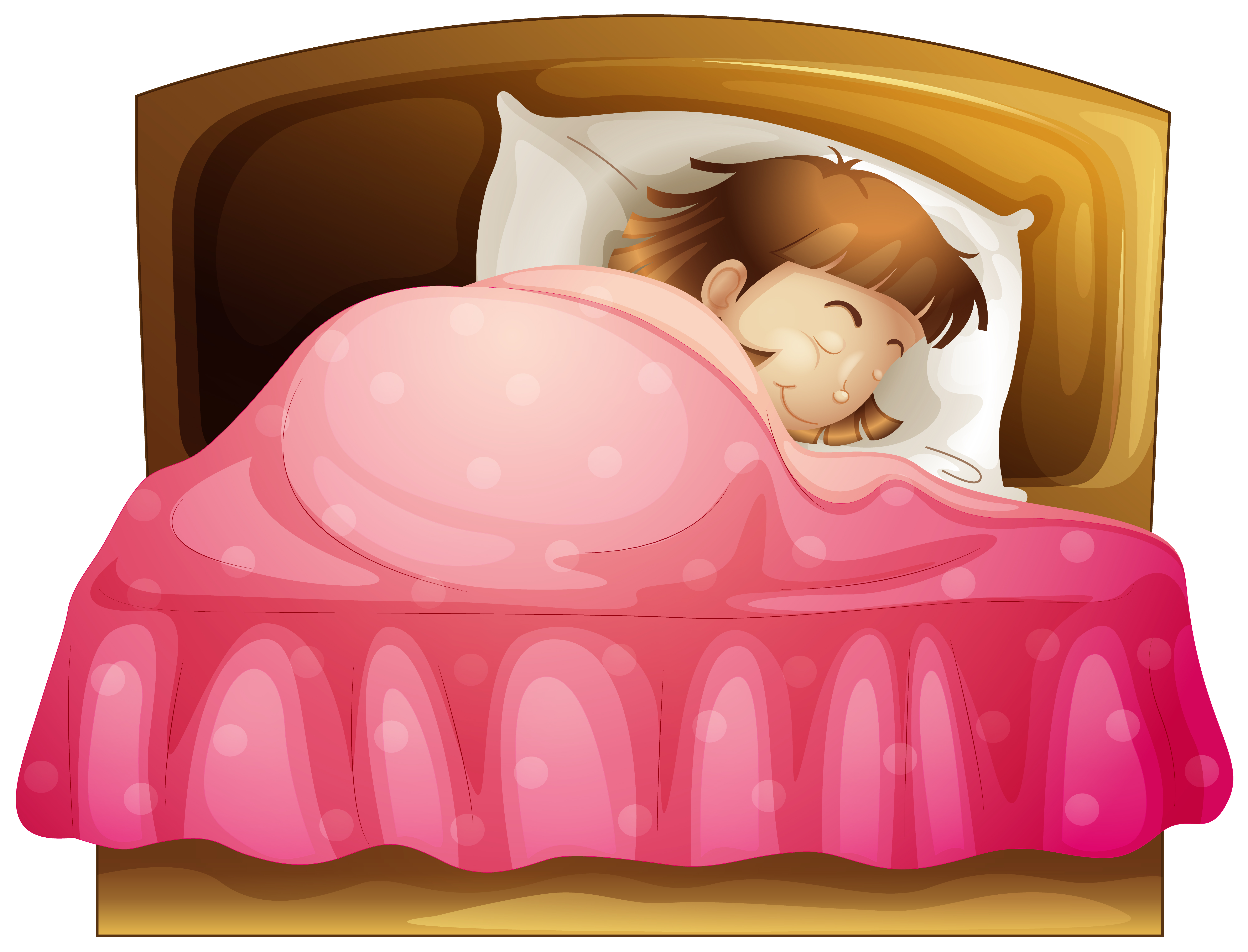 A Sleeping Girl 359710 Vector Art At Vecteezy