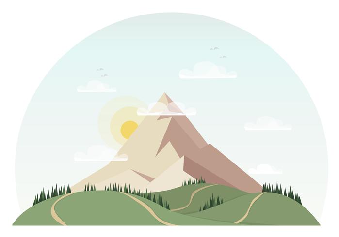 Vector paisaje ilustración