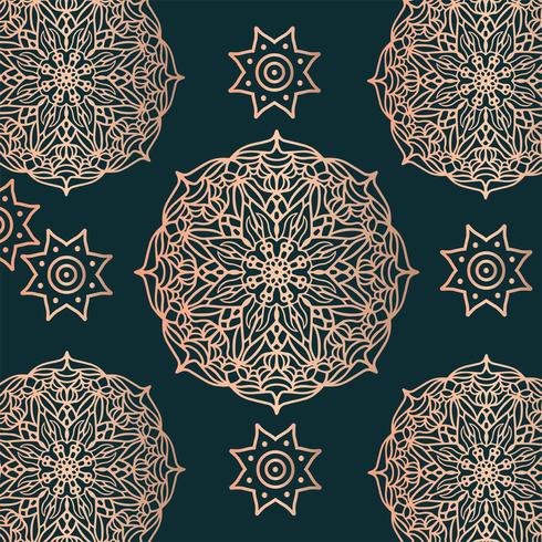 Kolam ornamento patrón de diseño vectorial vector