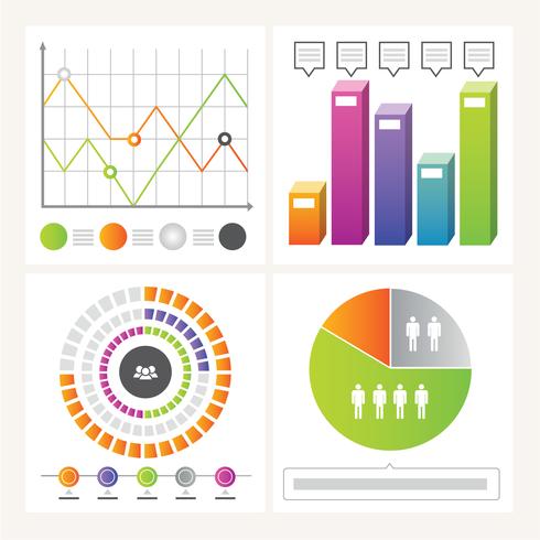 Vector ilustración infografía