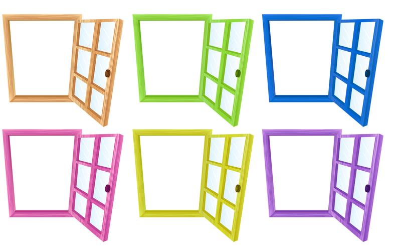 Window frames vector