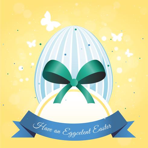 Vector Easter Greeting Card Design