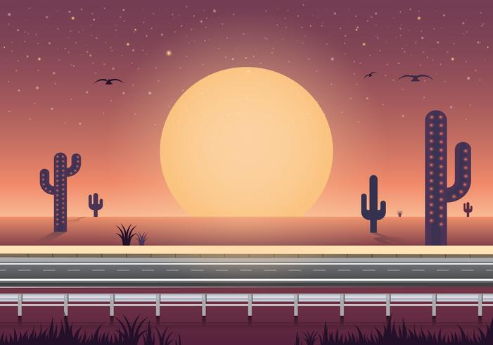 Vector paisaje ilustración