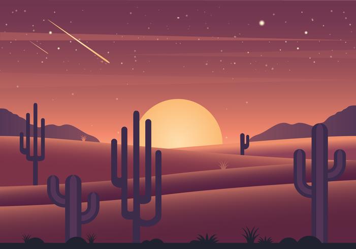 Vector paisaje ilustración