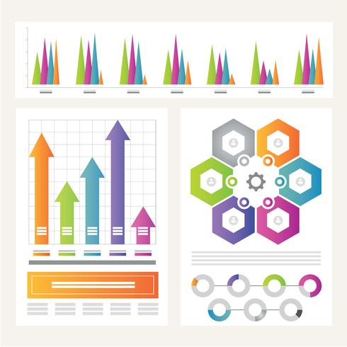 Vector ilustración infografía