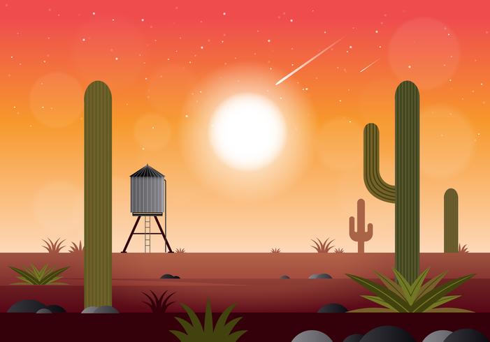 Vector paisaje ilustración