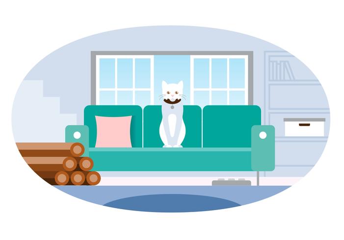 Vector Livingroom Illustration