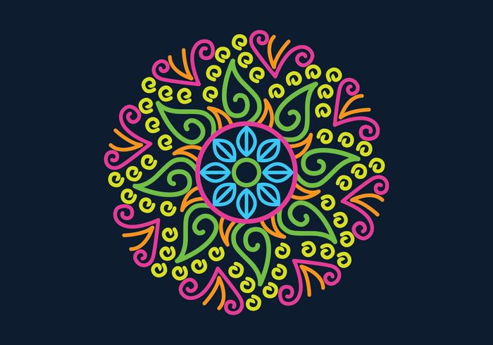Kolam Pattern Vector
