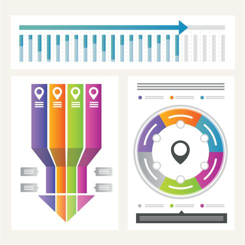 Vector ilustración infografía