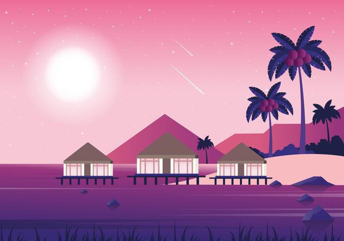 Vector paisaje ilustración