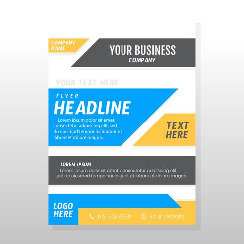 Business Brochure Design vector