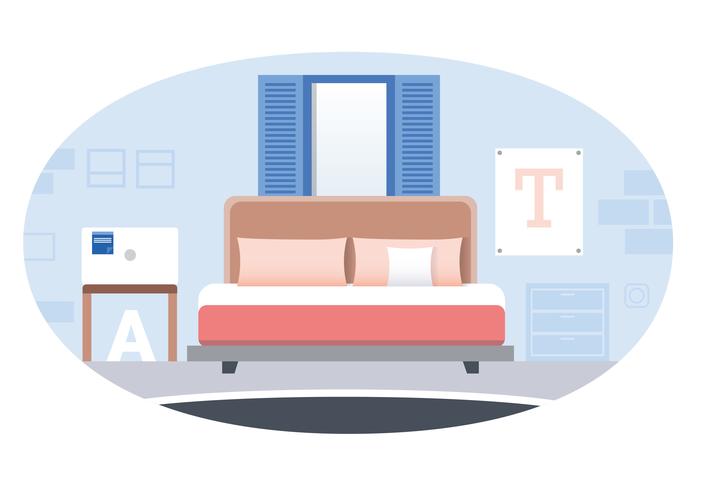 Vector Designer Room Illustration