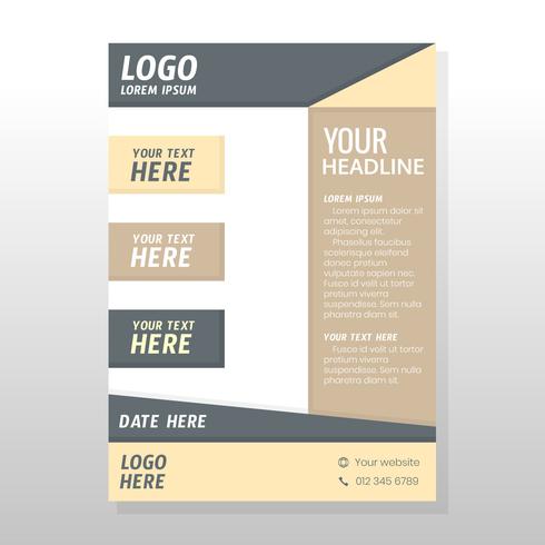 Business Brochure Design vector