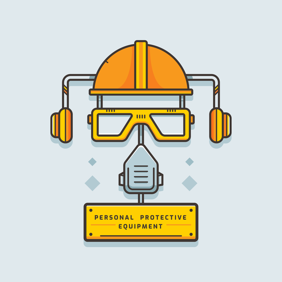 Personal Protective Equipment Vector 360237 Vector Art at Vecteezy