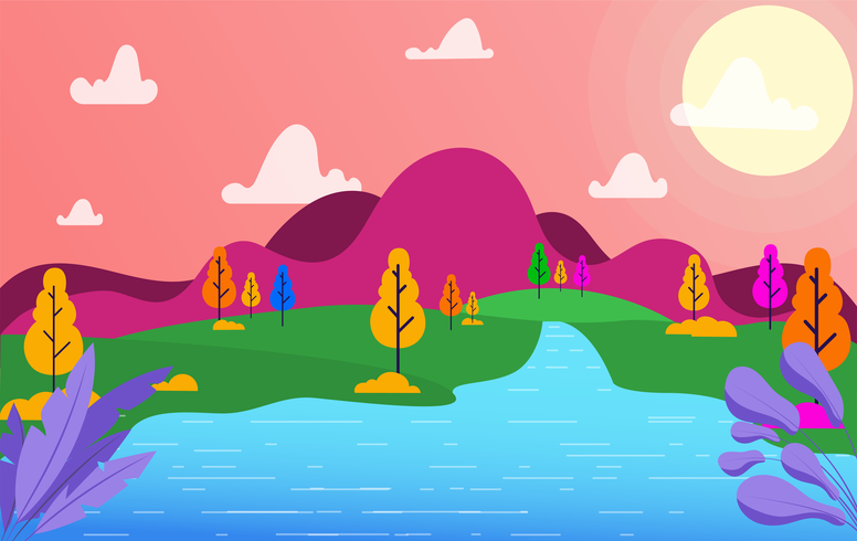 Vector Landscape illustration