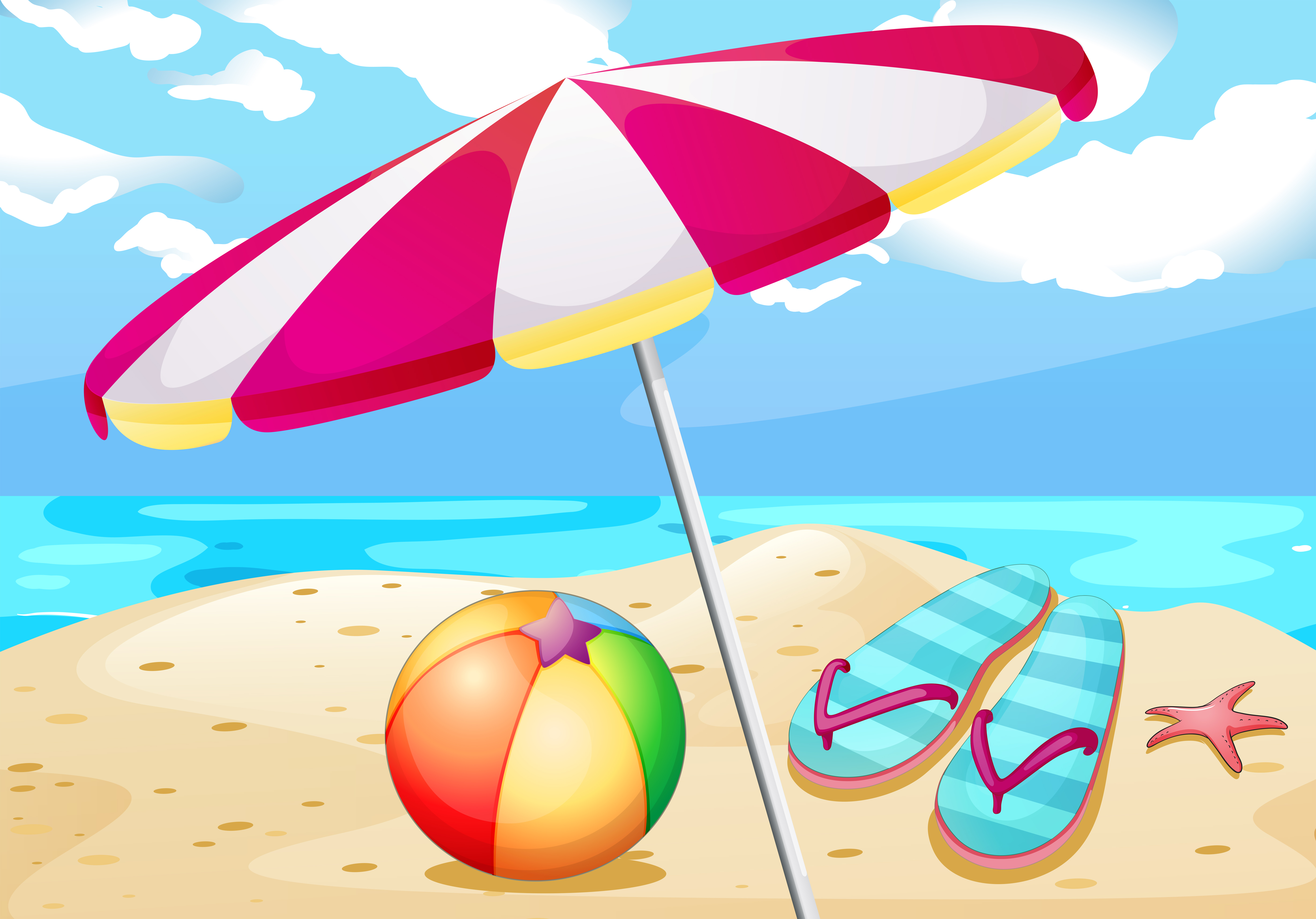 Strand - Download Kostenlos Vector, Clipart Graphics, Vektorgrafiken