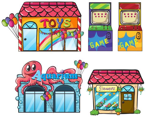 Different Stores vector