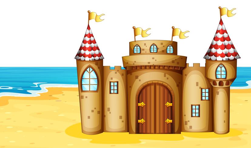 Castle on beach