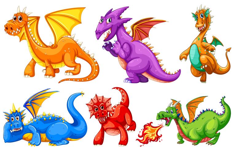 Dragons vector