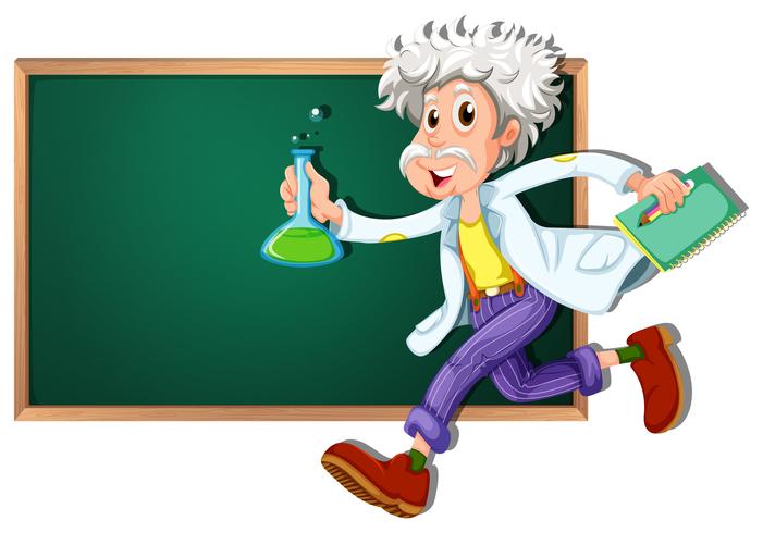 Scientist banner vector