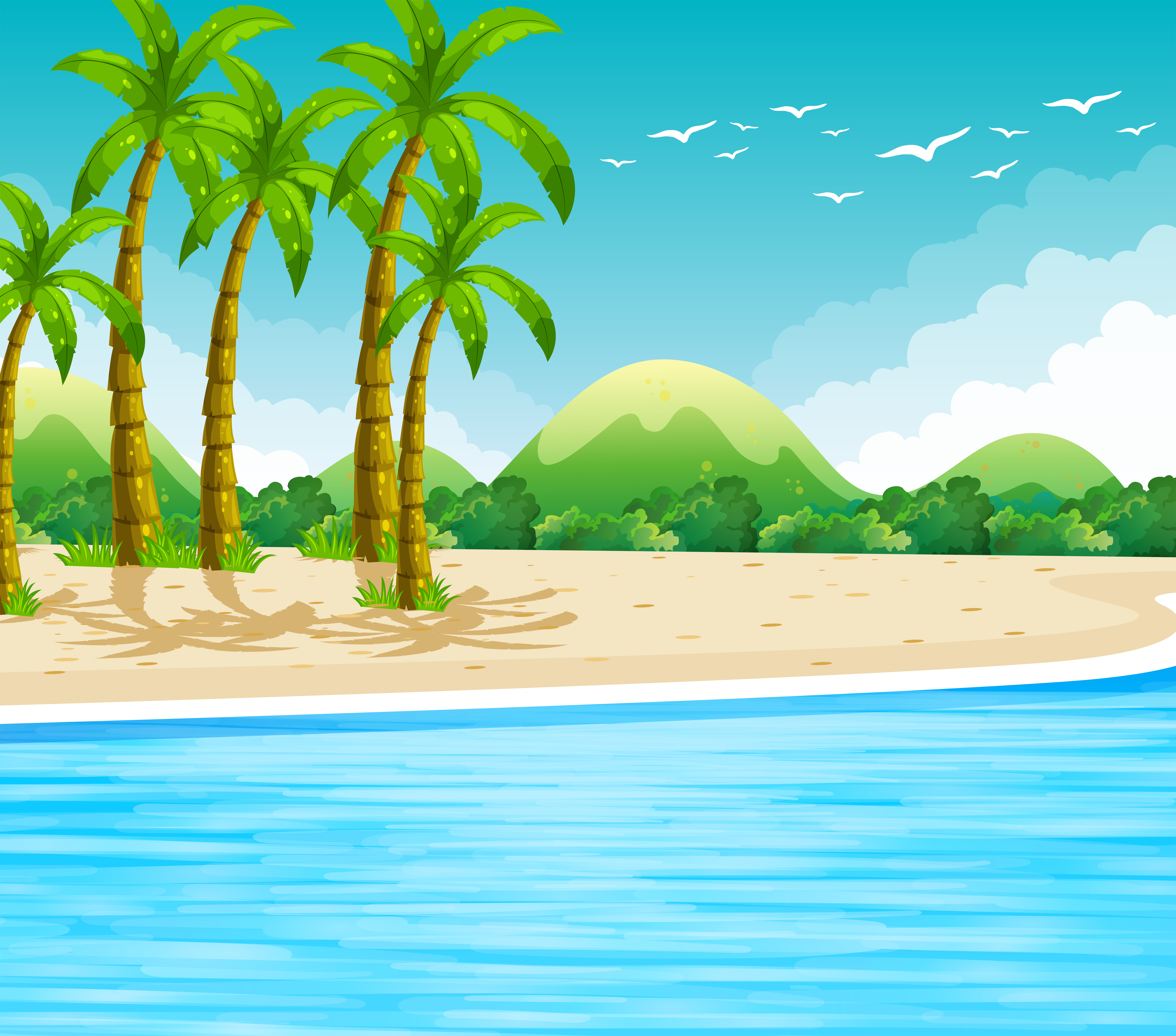Ocean Cartoon Free Vector Art - (3,542 Free Downloads)