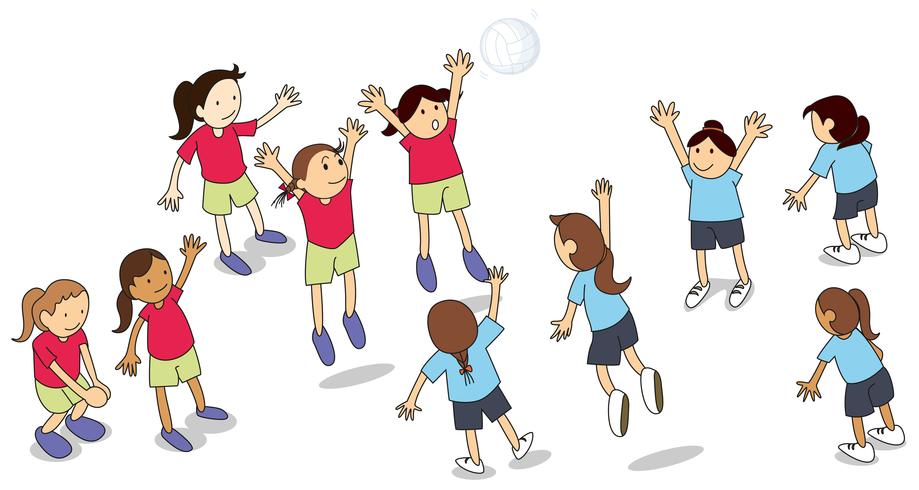 Squadra Di Pallavolo Scarica Immagini Vettoriali Gratis