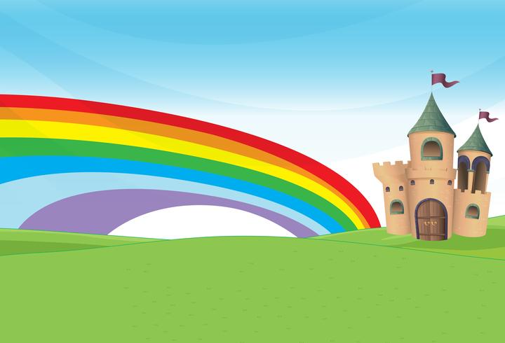 A castle and the rainbow