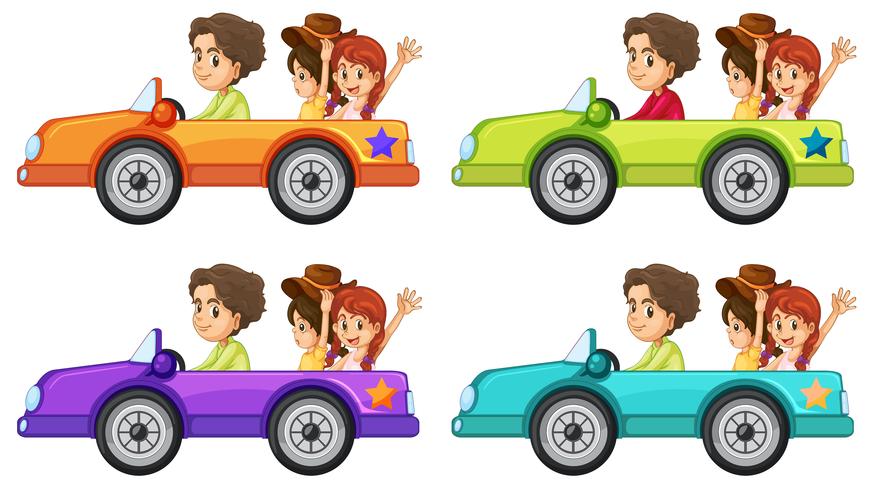 Car ride vector